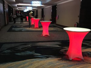 lighted tables